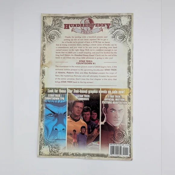Star Trek Countdown Number One Comic Book - Picture 2 of 4